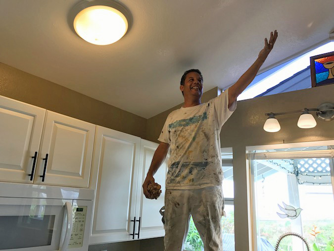 Fixing Ceiling Cracks After An Earthquake In Hawaii